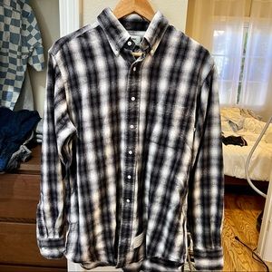 Thom Browne - Men’s Flannel Button Down - Size 4 / XL